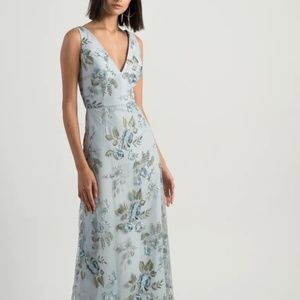 Bridesmaid Gown. Light blue